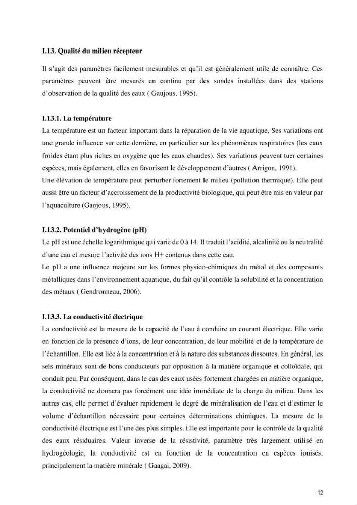 Monitoring de la pollution inorganique par les métaux dans le golf de Bejaia