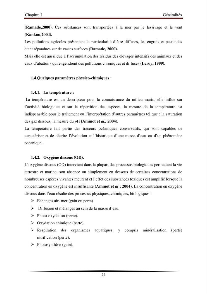 Analyse géostatistique de quelques paramètres de pollution côtière dans la baie de Bou-Ismail: