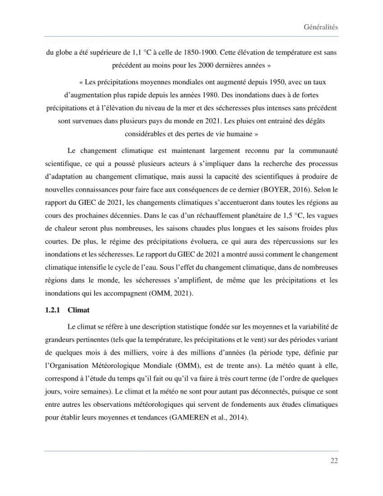Etude de la vulnérabilité de la wilaya d’Alger aux inondations et estimation de leur variabilité spatio-temporelle