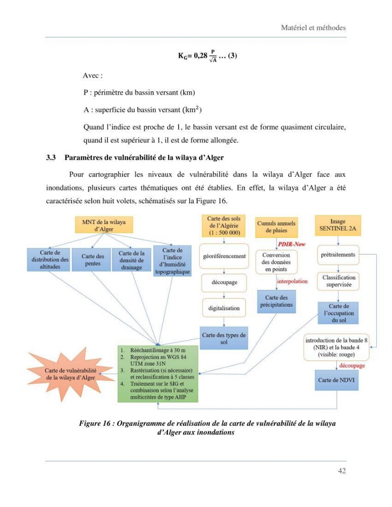Etude de la vulnérabilité de la wilaya d’Alger aux inondations et estimation de leur variabilité spatio-temporelle