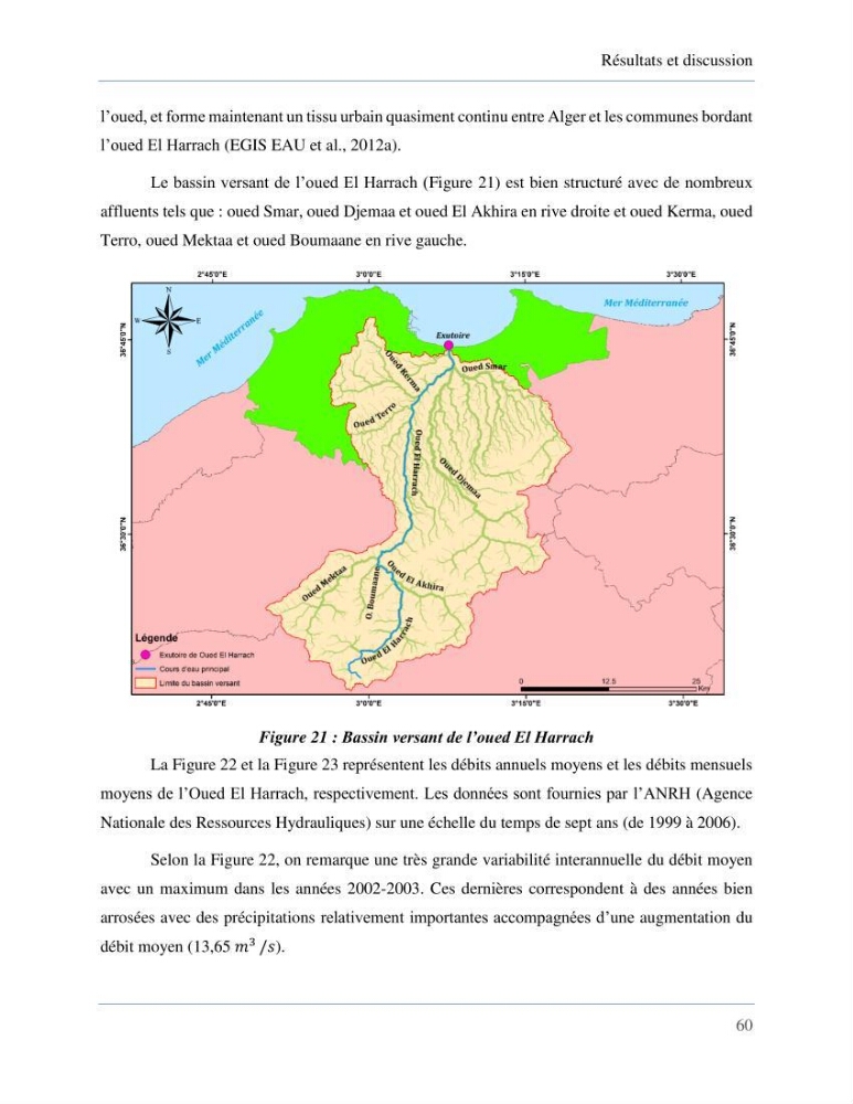 Etude de la vulnérabilité de la wilaya d’Alger aux inondations et estimation de leur variabilité spatio-temporelle