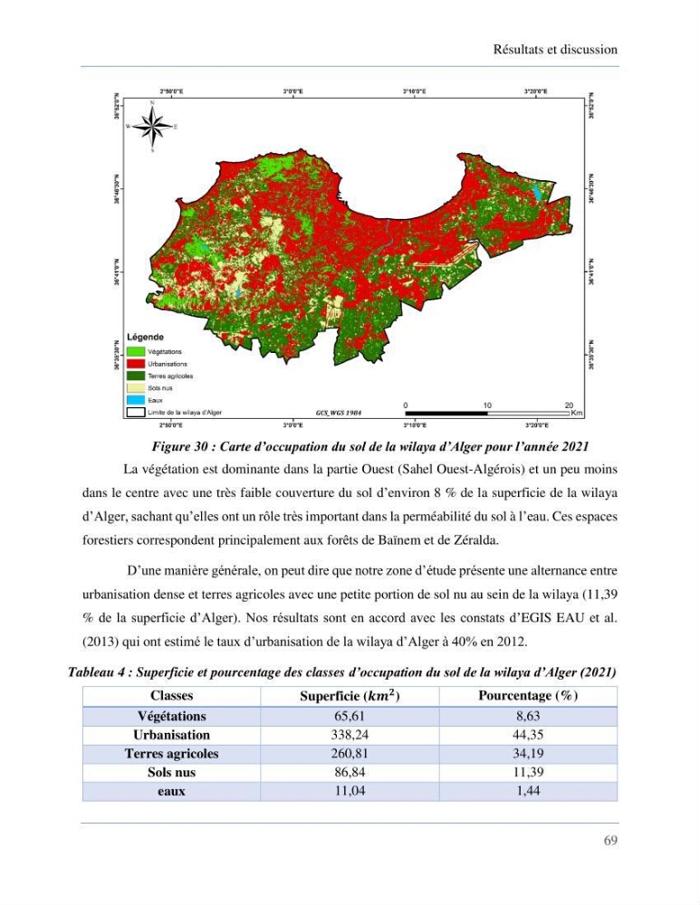 Etude de la vulnérabilité de la wilaya d’Alger aux inondations et estimation de leur variabilité spatio-temporelle