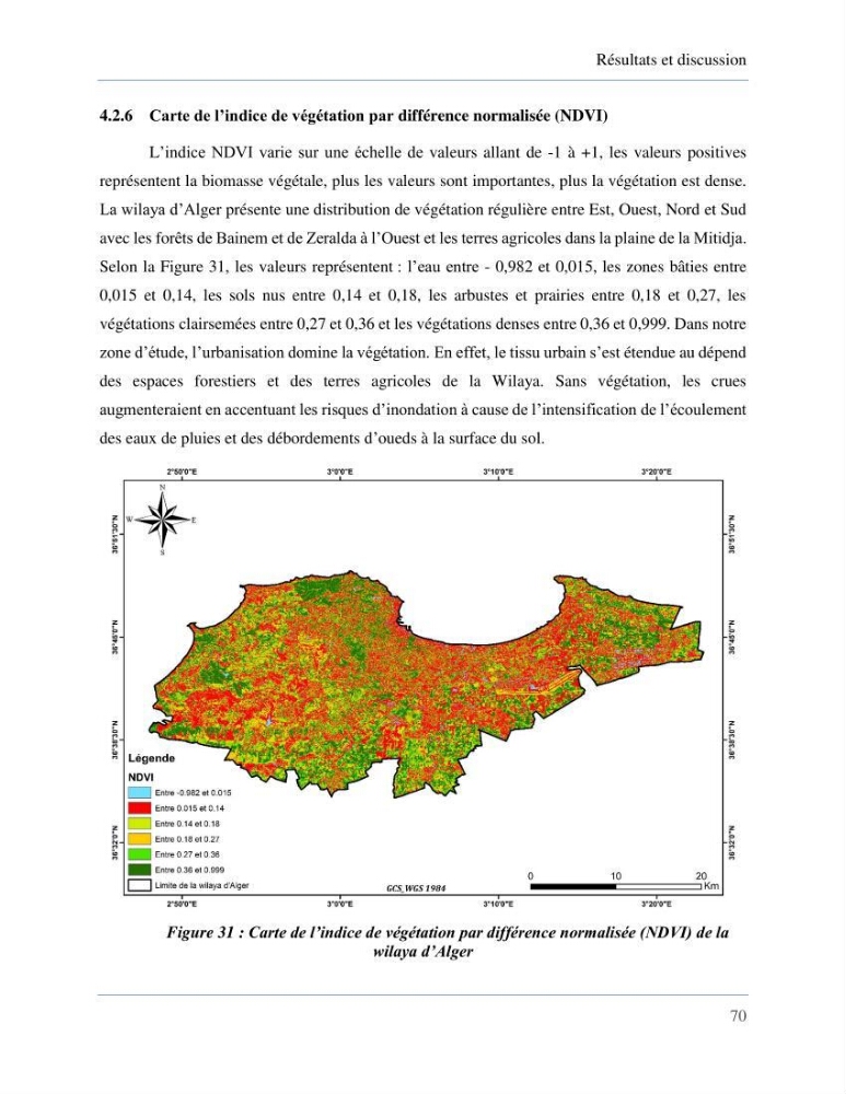Etude de la vulnérabilité de la wilaya d’Alger aux inondations et estimation de leur variabilité spatio-temporelle
