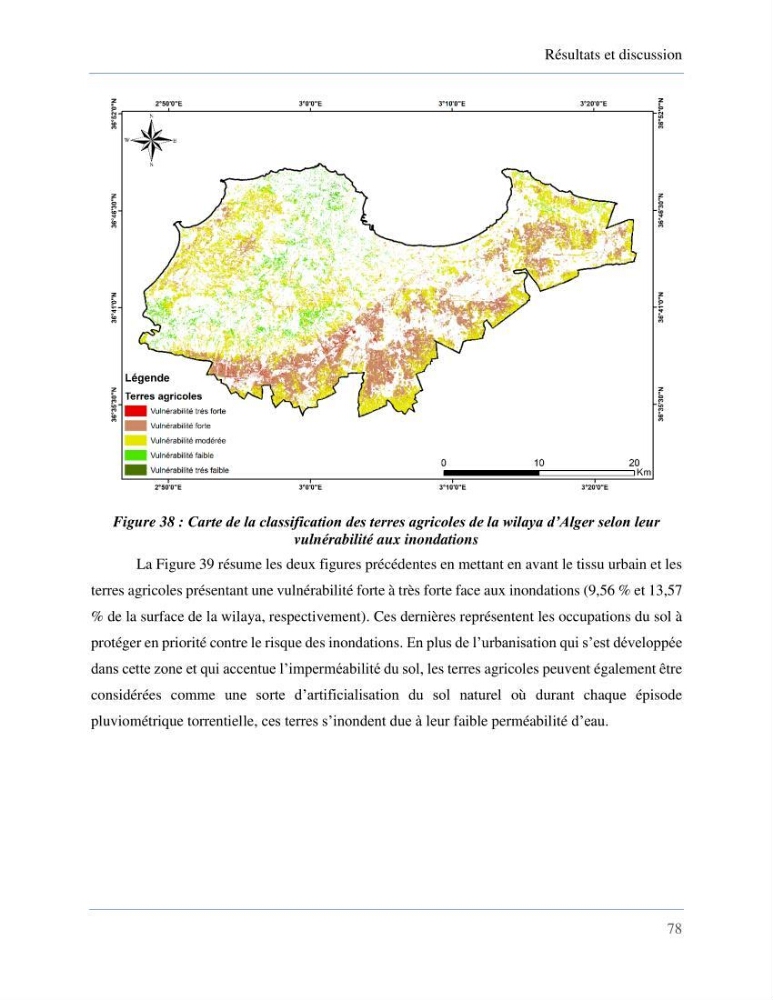Etude de la vulnérabilité de la wilaya d’Alger aux inondations et estimation de leur variabilité spatio-temporelle