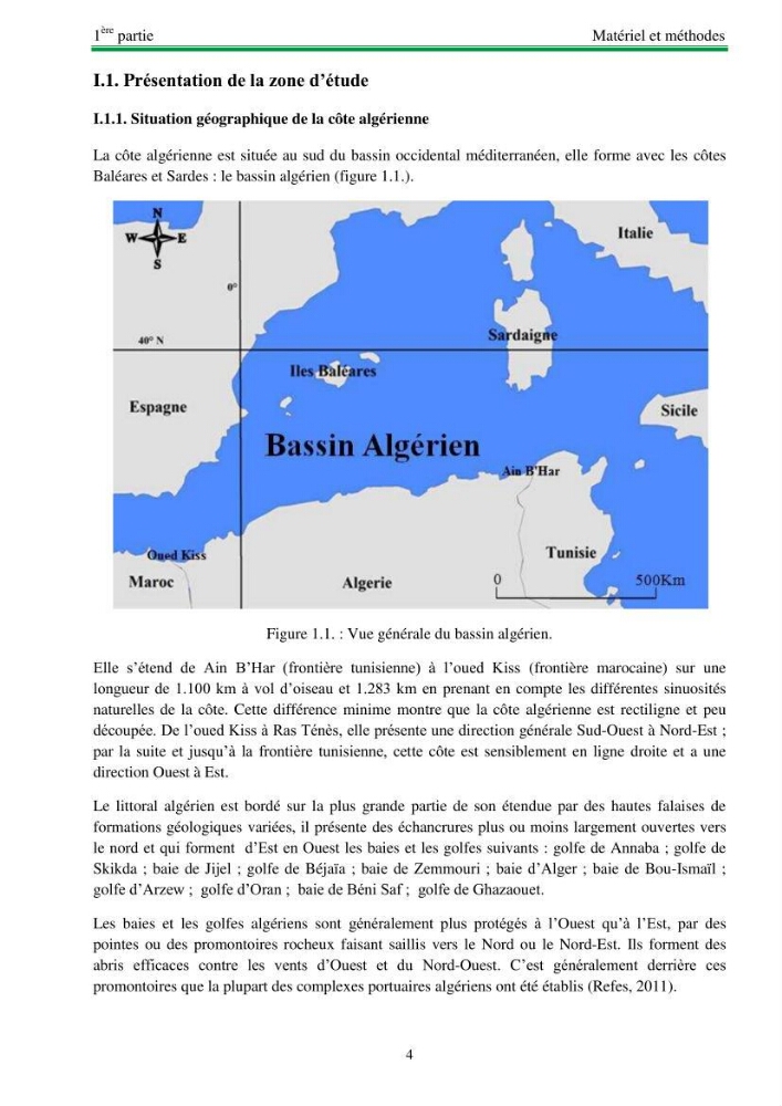 Protocole de mise en place d\'une base de données sur la biodiversité des mollusques marins de la côte algerienne