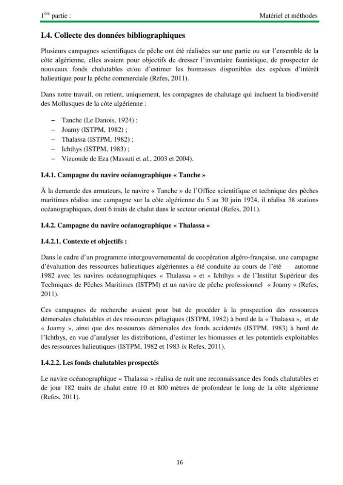 Protocole de mise en place d\'une base de données sur la biodiversité des mollusques marins de la côte algerienne