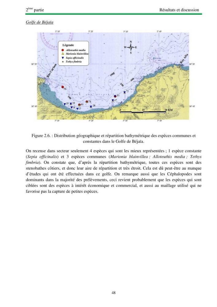 Protocole de mise en place d\'une base de données sur la biodiversité des mollusques marins de la côte algerienne