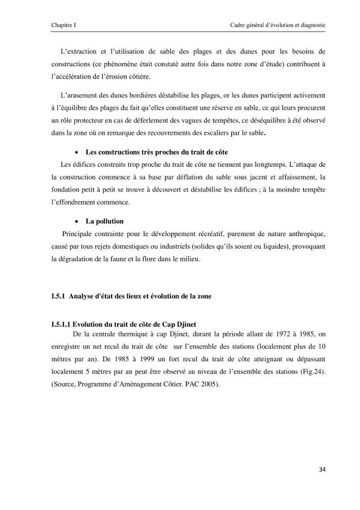 Impact des infrastructures maritimes sur le littoral