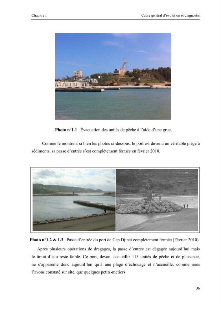 Impact des infrastructures maritimes sur le littoral