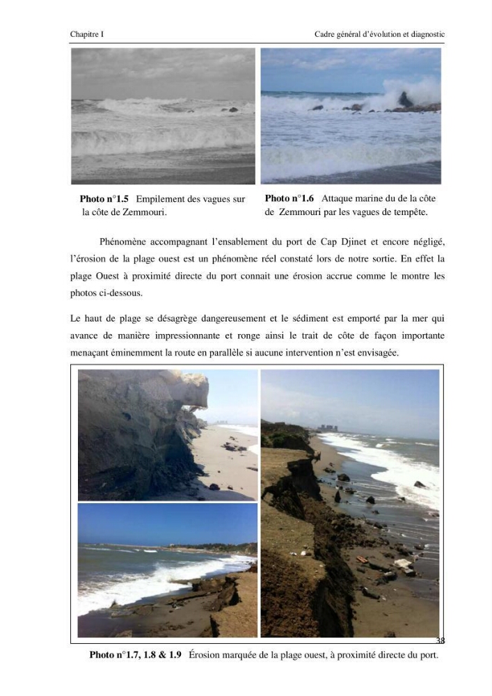 Impact des infrastructures maritimes sur le littoral