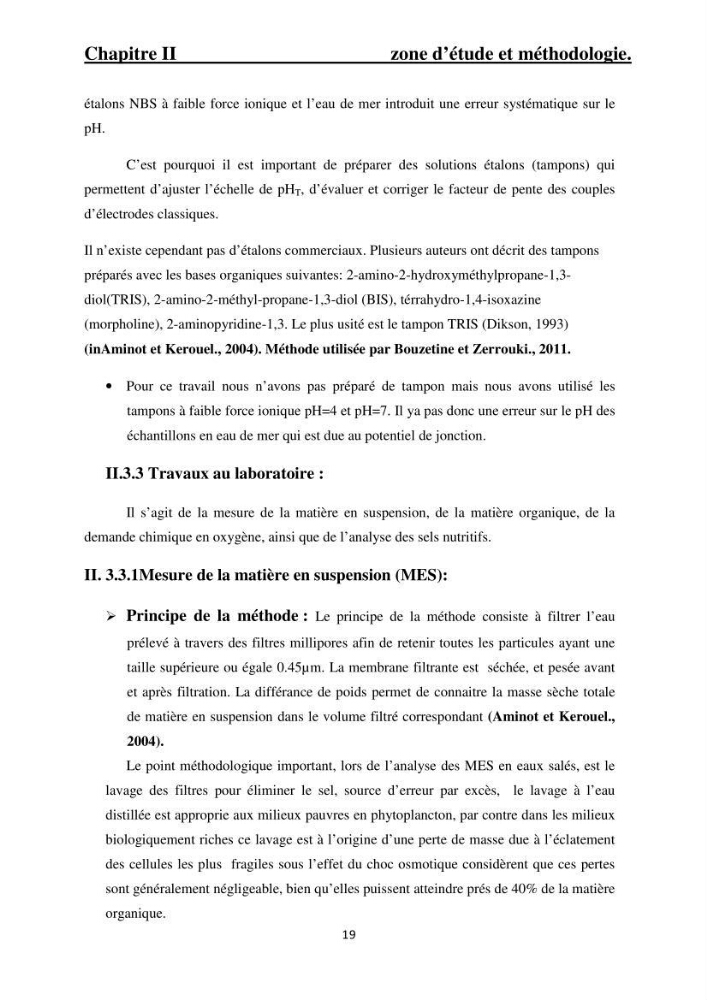 Pollution par les principaux rejets au niveau du littoral algerois