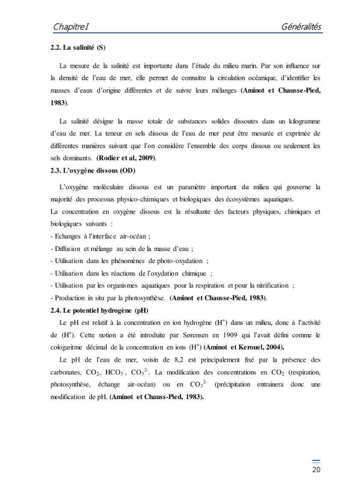 Evaluation de l\'étatt de la pollution des eaux superficielles du bassin Mustapha: Port d\'Alger