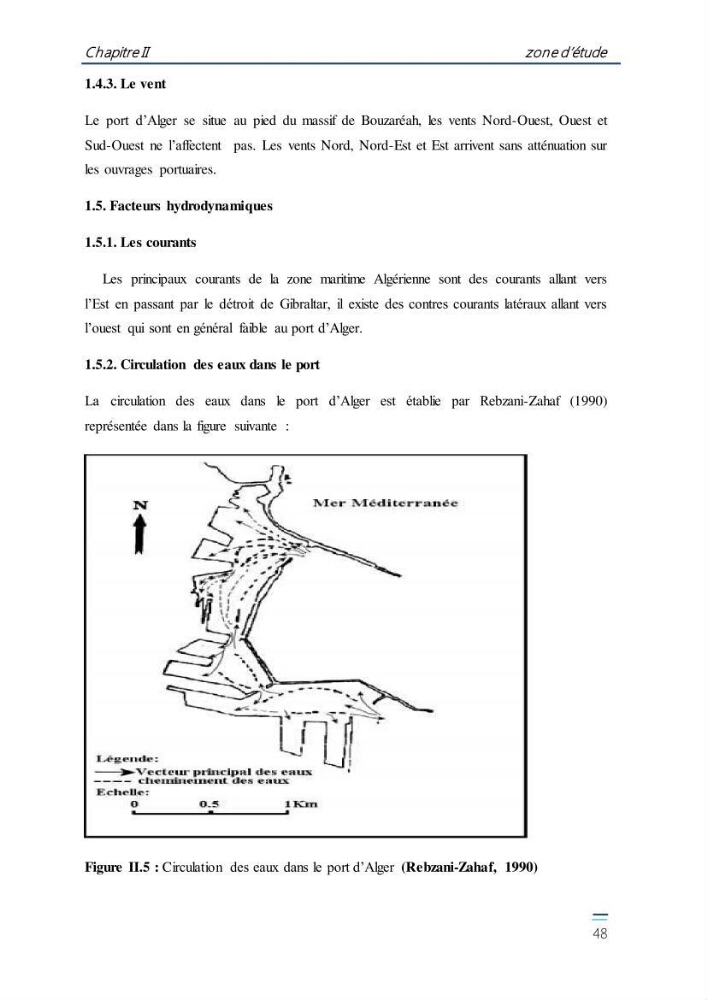 Evaluation de l\'étatt de la pollution des eaux superficielles du bassin Mustapha: Port d\'Alger