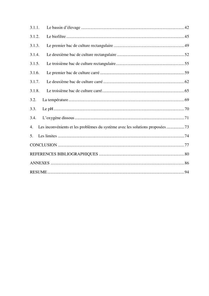 Suivi d\'un systeme d\'élevage en aquaculture