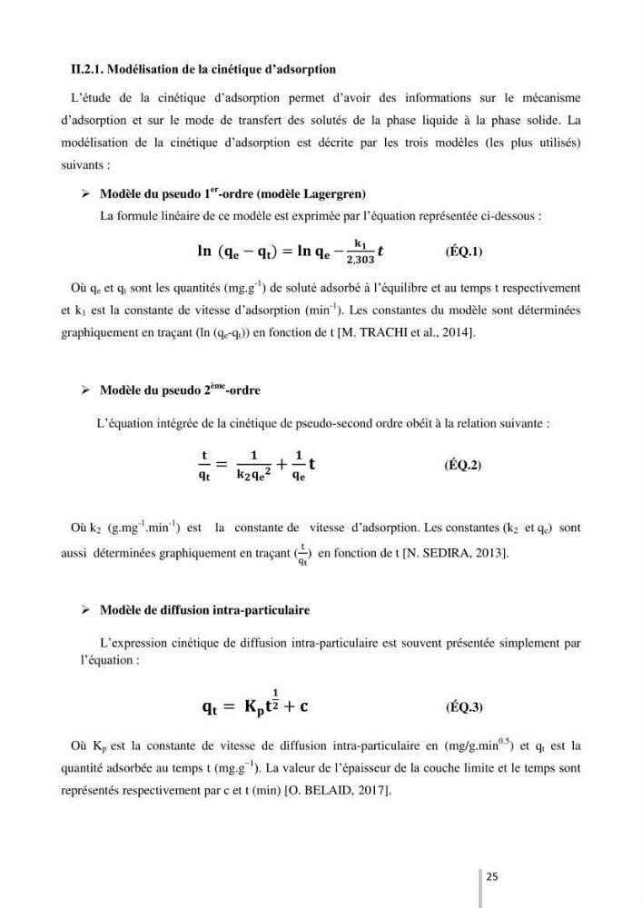Etude de l’efficacité de la dégradation des hydrocarbures aromatiques par combinaison entre l’adsorption sur charbon actif et la photocatalyse hétérogène dans les eaux huileuses (Raffinerie d’Alger):