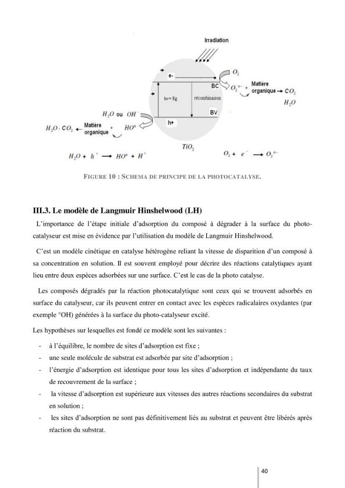 Etude de l’efficacité de la dégradation des hydrocarbures aromatiques par combinaison entre l’adsorption sur charbon actif et la photocatalyse hétérogène dans les eaux huileuses (Raffinerie d’Alger):