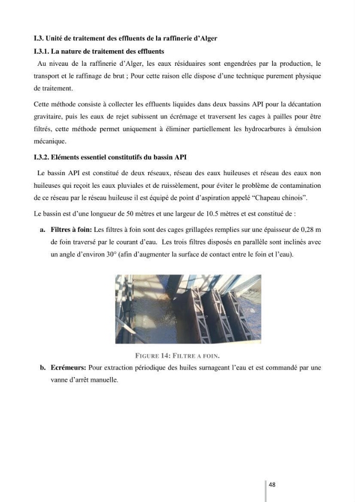 Etude de l’efficacité de la dégradation des hydrocarbures aromatiques par combinaison entre l’adsorption sur charbon actif et la photocatalyse hétérogène dans les eaux huileuses (Raffinerie d’Alger):