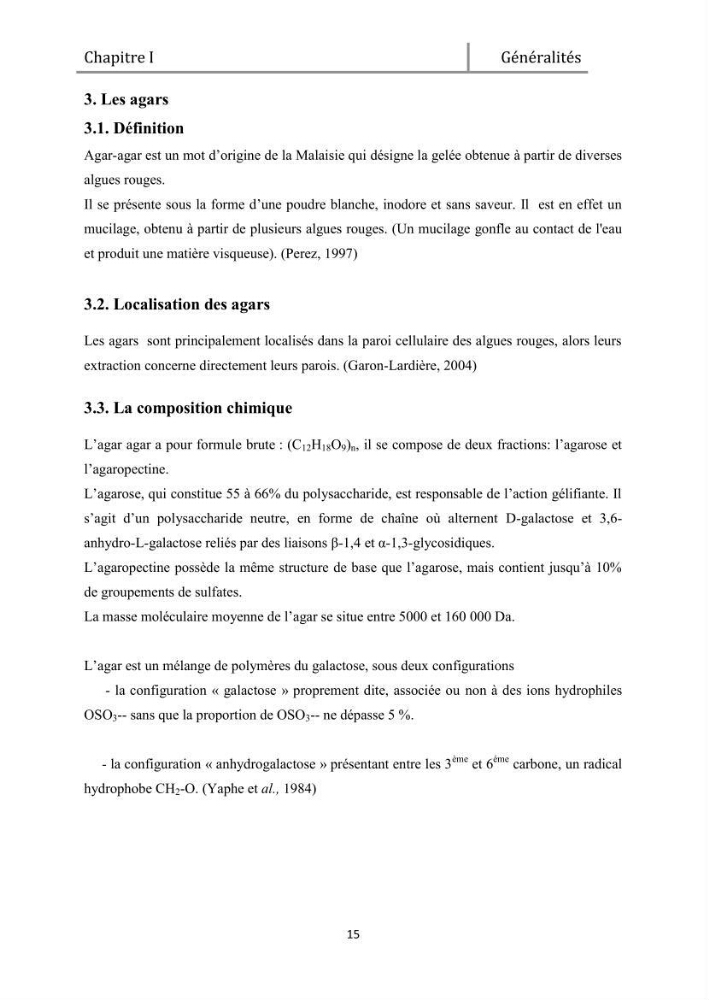 Recherche des espèces algales à intérêt aquacole dans la région de Tipaza: utilisation et valorisation