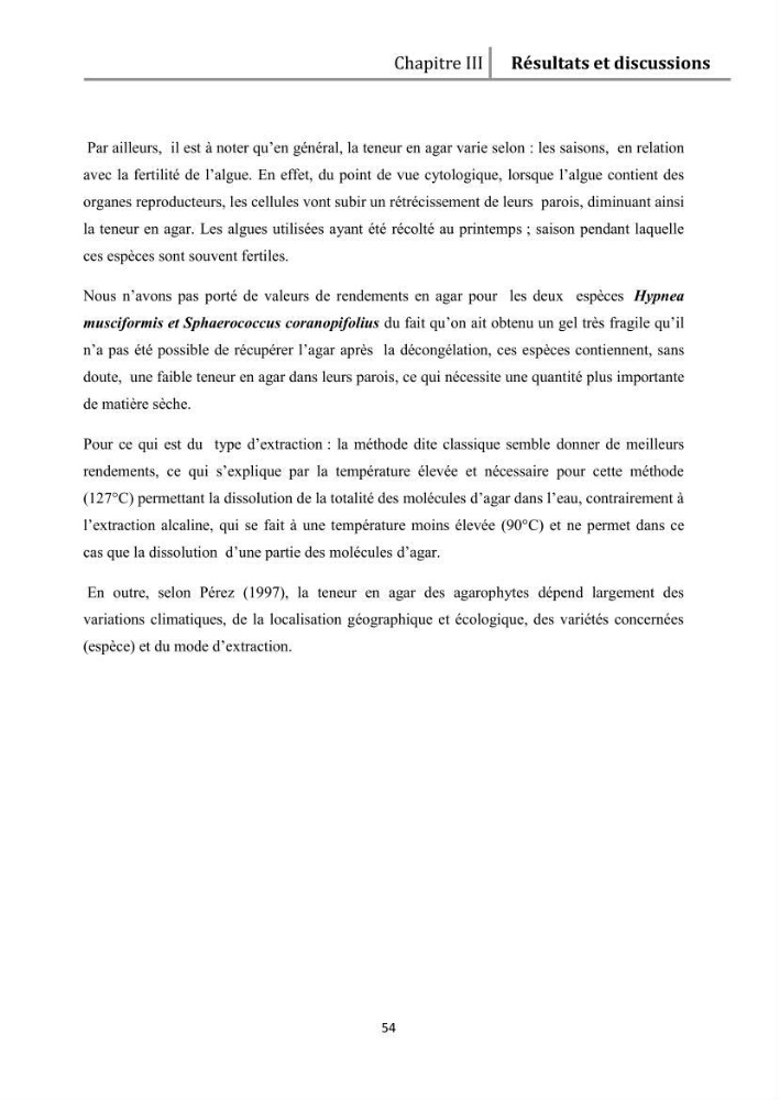 Recherche des espèces algales à intérêt aquacole dans la région de Tipaza: utilisation et valorisation