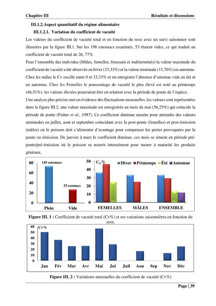 Contribution à la connaissance du pagre commun Pagrus pagrus (Linnaeus, 1758) de la région centre algérienne: Régime alimentaire, dynamique de la population et évalution du stock