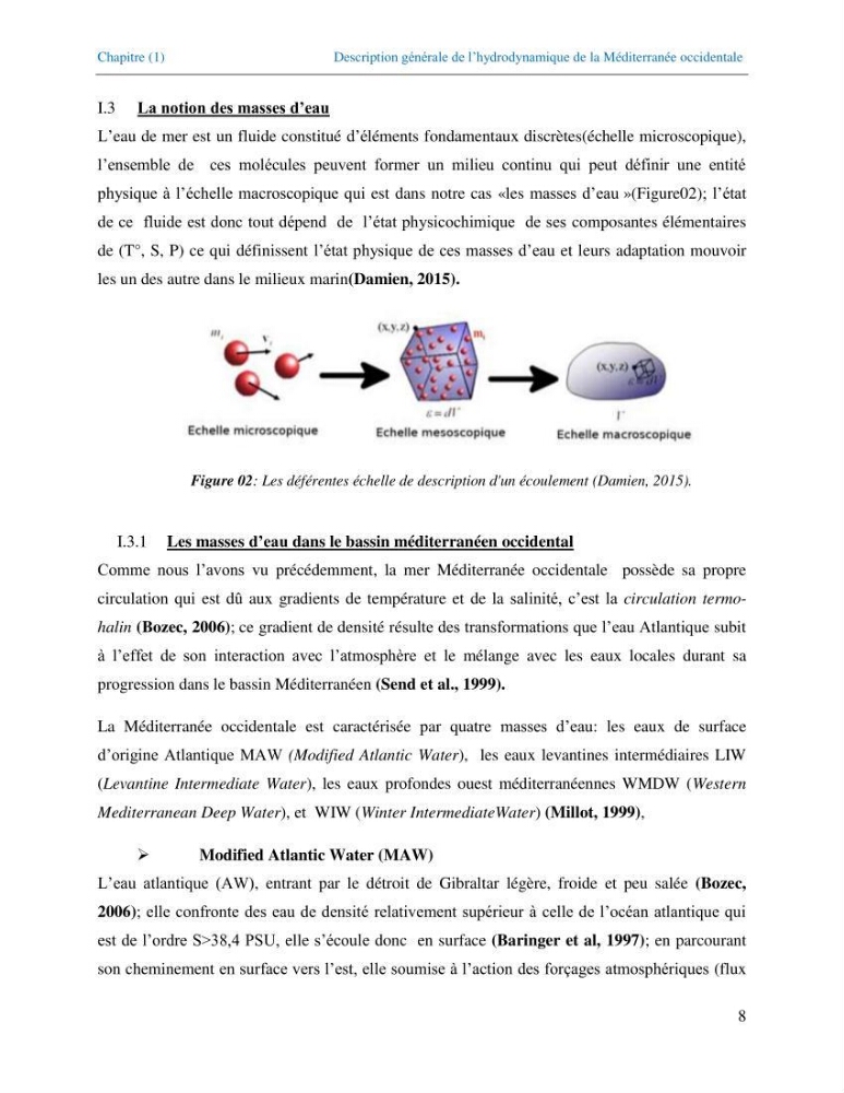 Etude de la circulation hydrologique dans la partie Est du Bassin Algérien (Chlef-Oran)