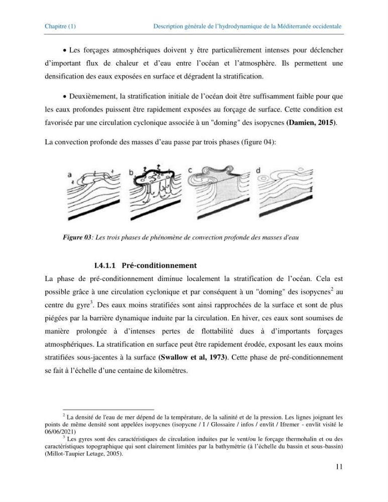 Etude de la circulation hydrologique dans la partie Est du Bassin Algérien (Chlef-Oran)