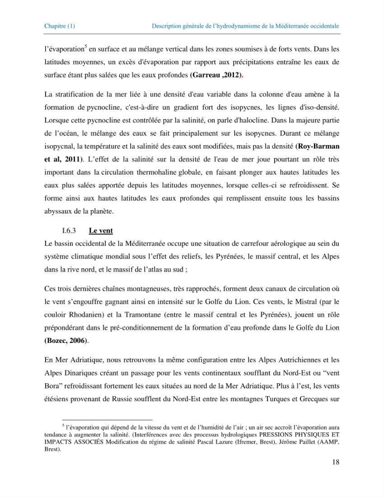 Etude de la circulation hydrologique dans la partie Est du Bassin Algérien (Chlef-Oran)