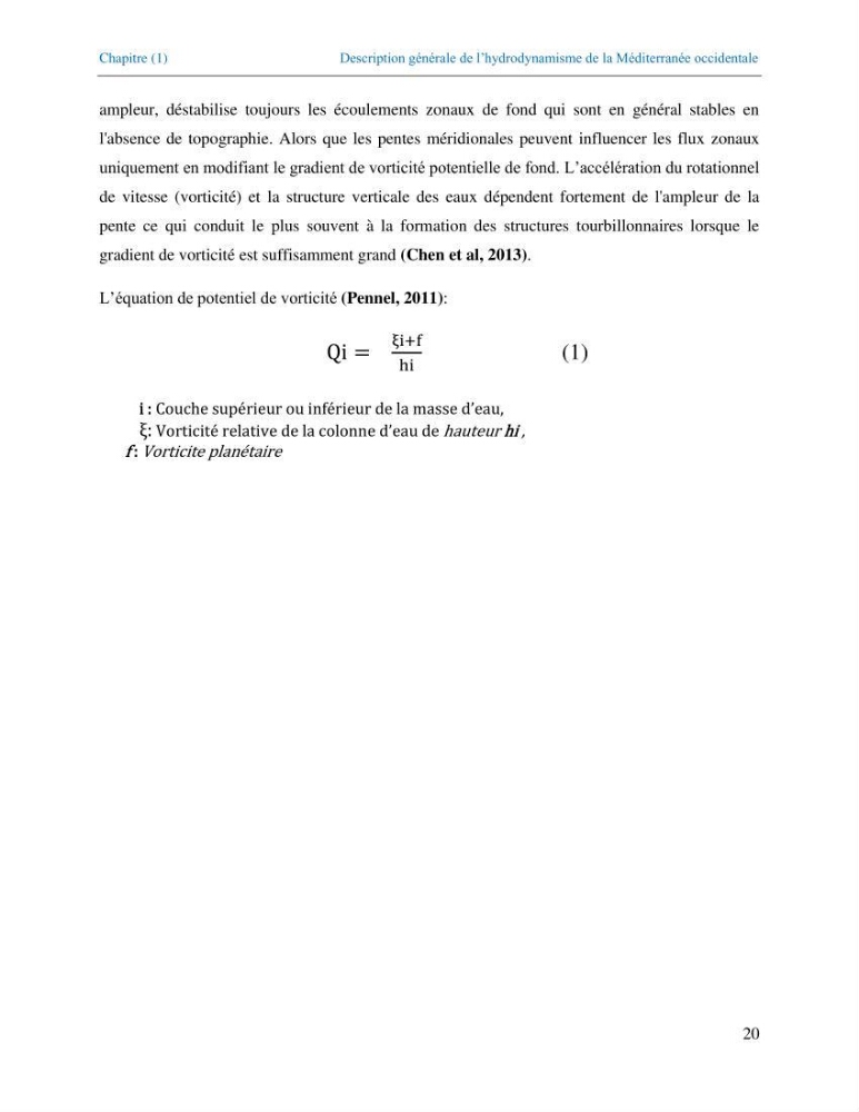 Etude de la circulation hydrologique dans la partie Est du Bassin Algérien (Chlef-Oran)