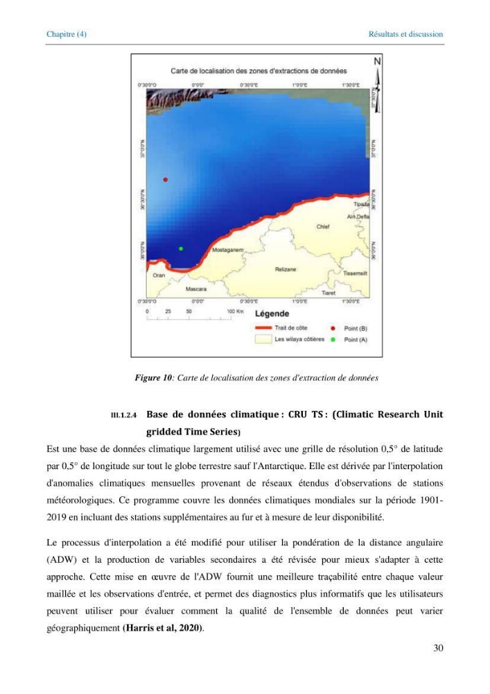 Etude de la circulation hydrologique dans la partie Est du Bassin Algérien (Chlef-Oran)