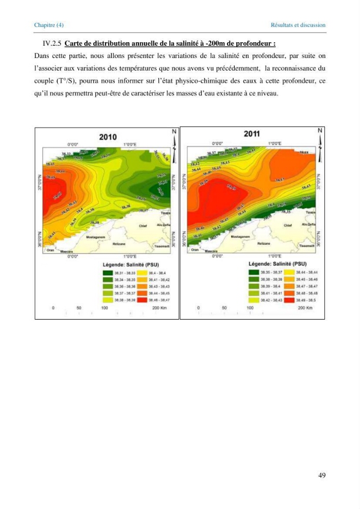 Etude de la circulation hydrologique dans la partie Est du Bassin Algérien (Chlef-Oran)