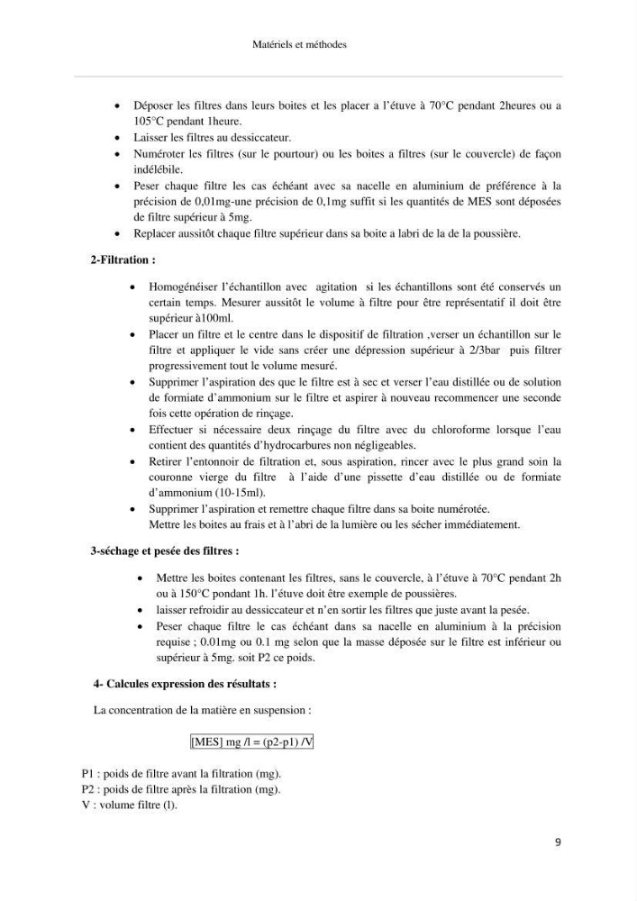 Les paramétres physico-chimiques et biologiques de la zone Ouest de Sidi-Fredj