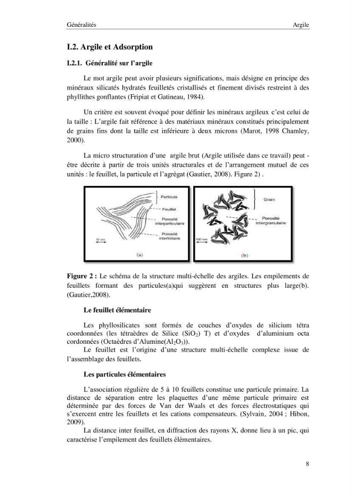 Etude thermodynamique de la rétention du cadmium dans un milieu aqueux sur une argile brute Algétienne