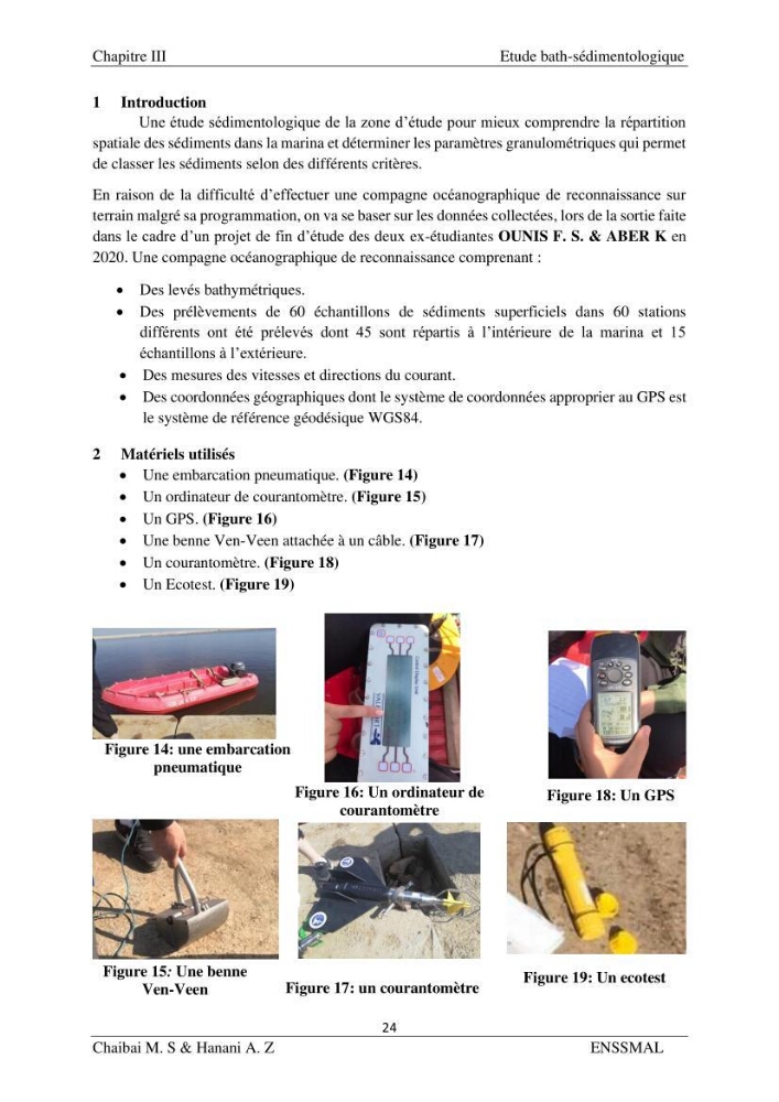 Modélisation hydrodynamique et étude d’agitation: (Cas de la Marina Bay D’Alger)
