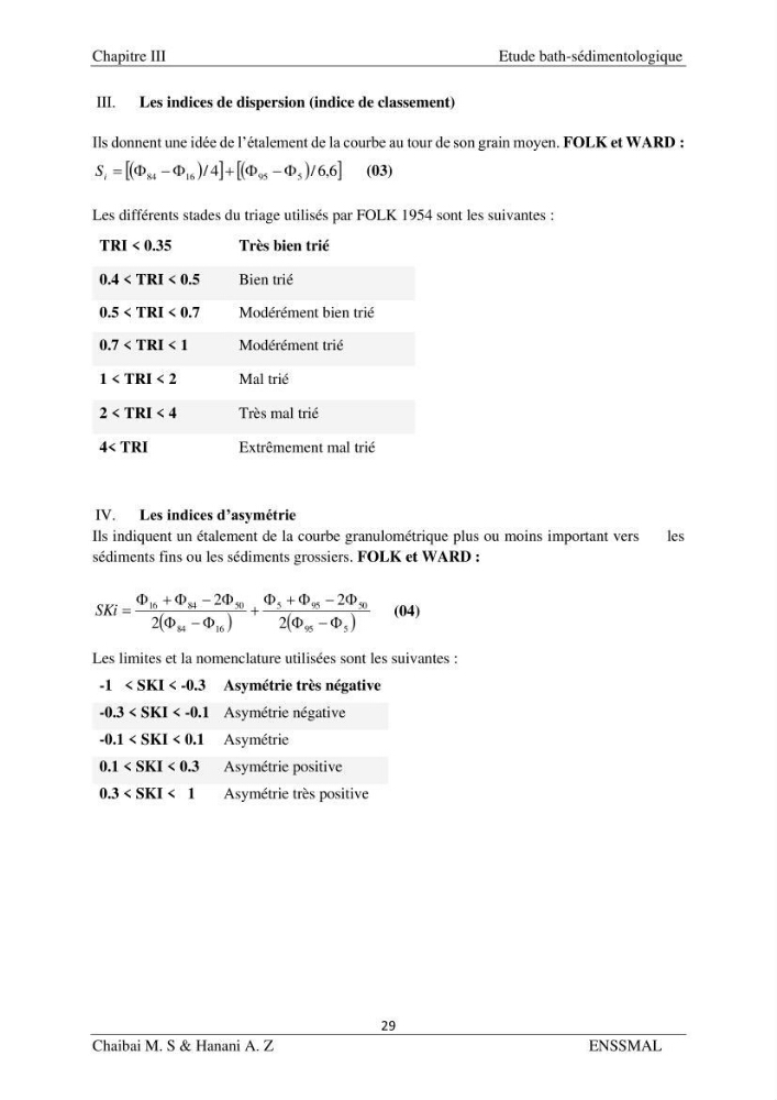 Modélisation hydrodynamique et étude d’agitation: (Cas de la Marina Bay D’Alger)