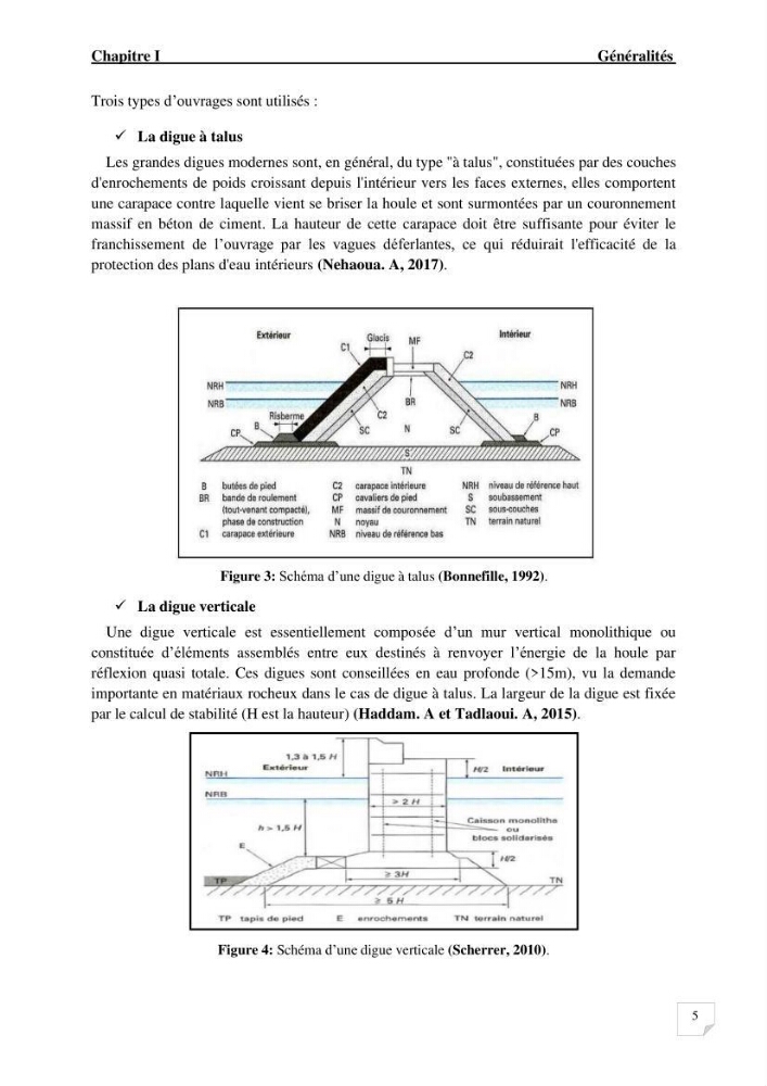 Modélisation de l\'agitation des vagues dans le port d\'Alger: application du modèle Telemac