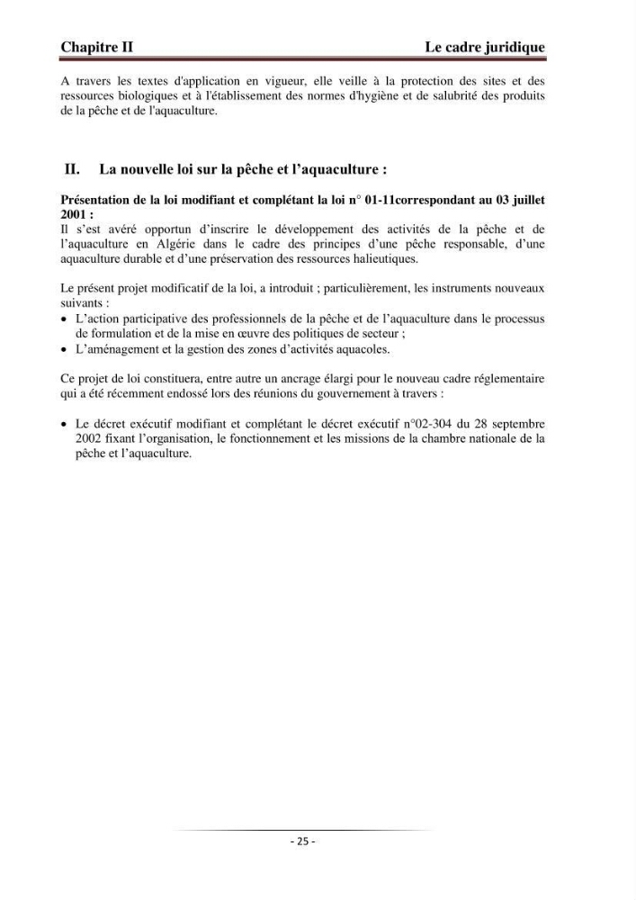 Développement de l\'aquaculture continentale: pisciculture,crevetticulture et pêche continentale en Algérie