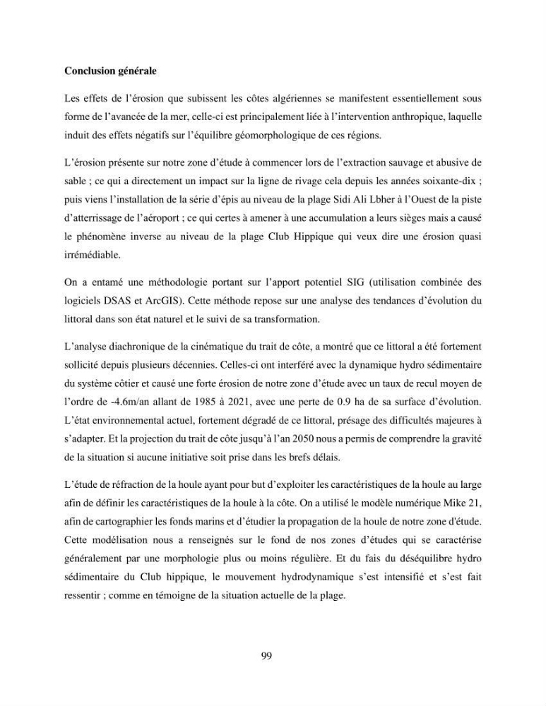 Etude de protection du rivage Club Hippique dans la willaya de Béjaïa: