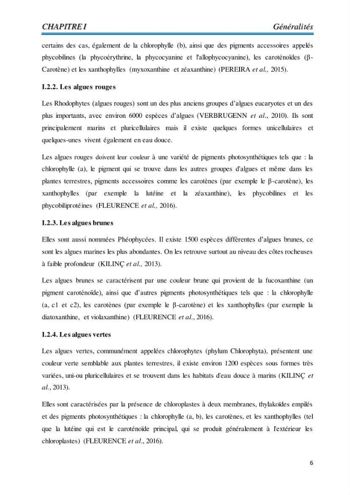 Contribution à l’élaboration d’un complément alimentaire algale destiné à l’amélioration de la pigmentation des poissons d’élevage :
