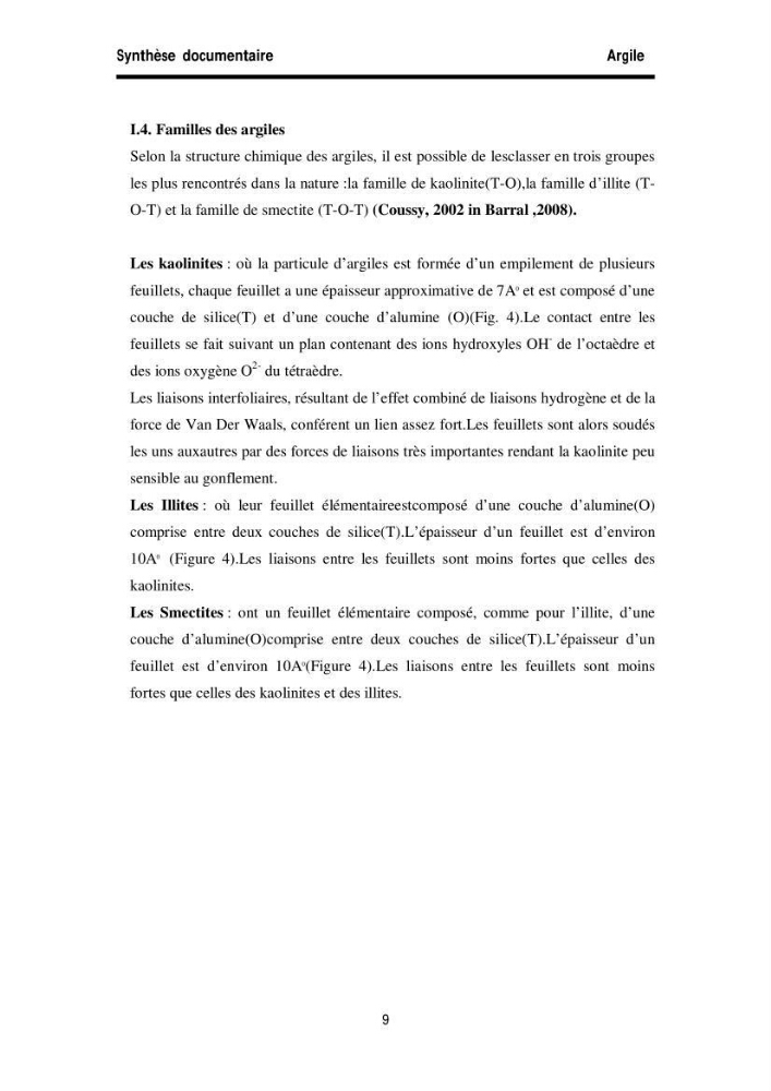 Elimination des métaux traces dans l\'eau par adsorption sur les matériaux argileux