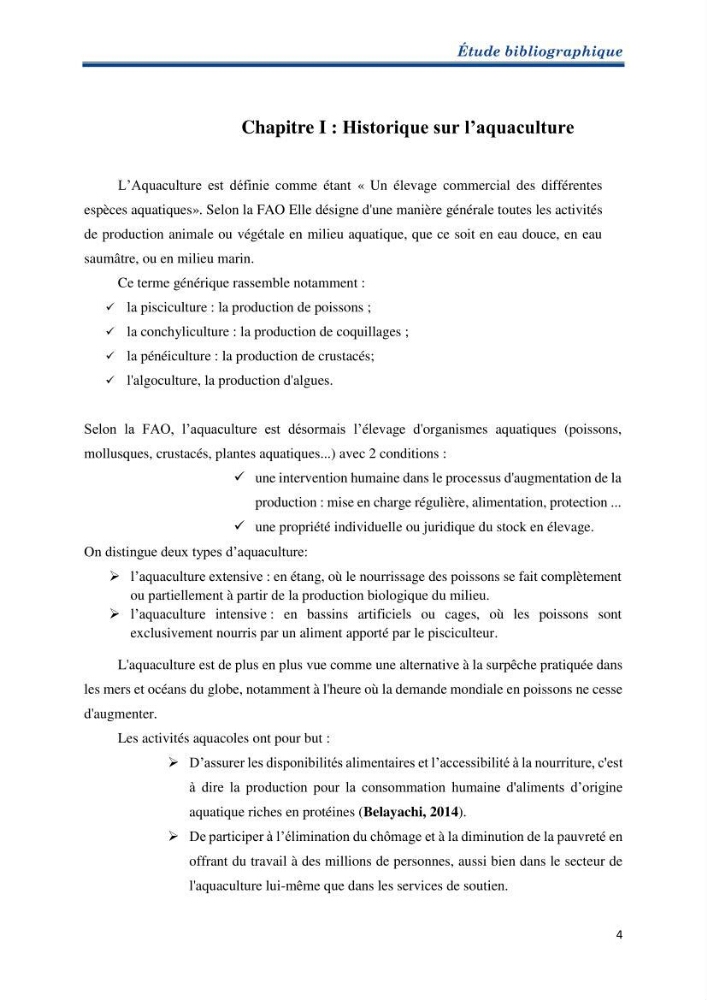 Contribution au rationnement alimentaire du loup de mer Dicentrachus labrax (Linnaeus, 1758) Cas de l’élevage biologique de la station Provence Aquaculture (Marseille _ France):