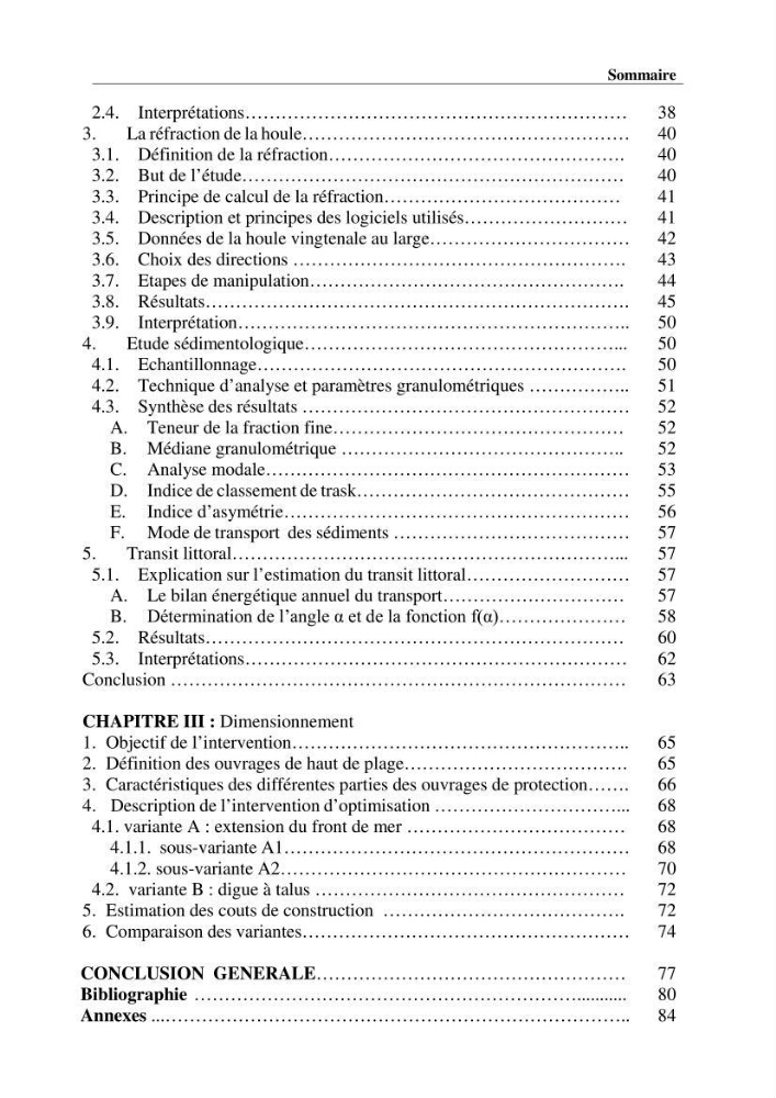 Aménagement et protection du rivage de Jijel: