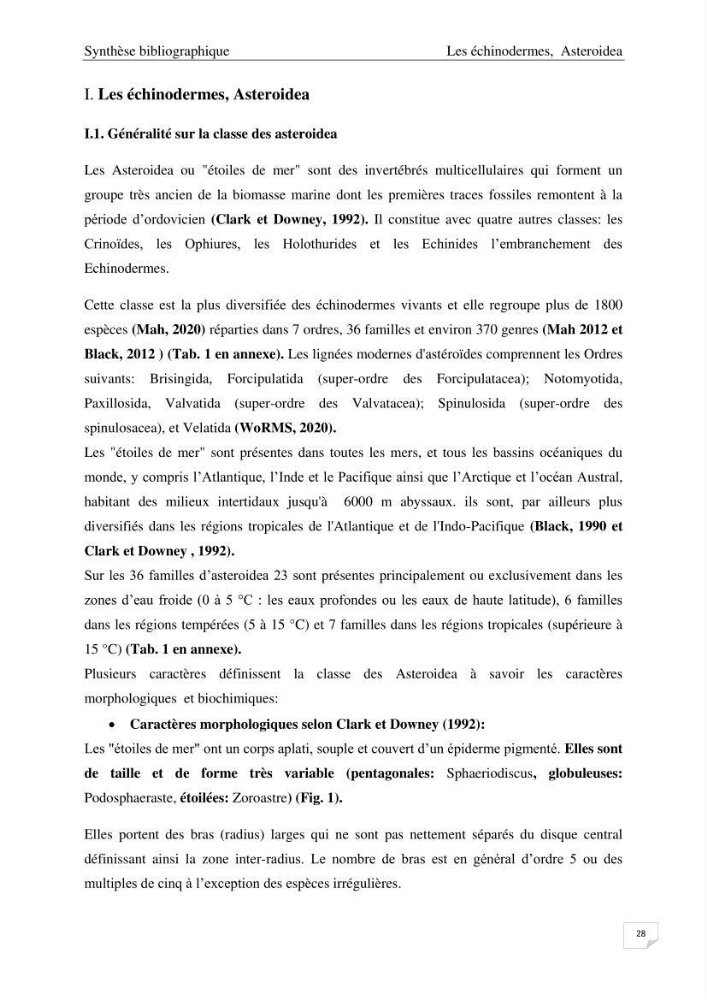 Optimisation des conditions d’extraction par micro-ondes et ultrasons des saponines et des caroténoïdes de deux Échinodermes Astéroidea de la marge algérienne (Echinaster sepositus et Ophidiaster ophidianus) et étude de leurs activités biologiques