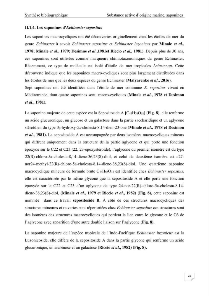 Optimisation des conditions d’extraction par micro-ondes et ultrasons des saponines et des caroténoïdes de deux Échinodermes Astéroidea de la marge algérienne (Echinaster sepositus et Ophidiaster ophidianus) et étude de leurs activités biologiques