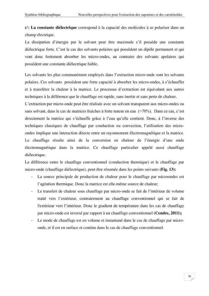 Optimisation des conditions d’extraction par micro-ondes et ultrasons des saponines et des caroténoïdes de deux Échinodermes Astéroidea de la marge algérienne (Echinaster sepositus et Ophidiaster ophidianus) et étude de leurs activités biologiques