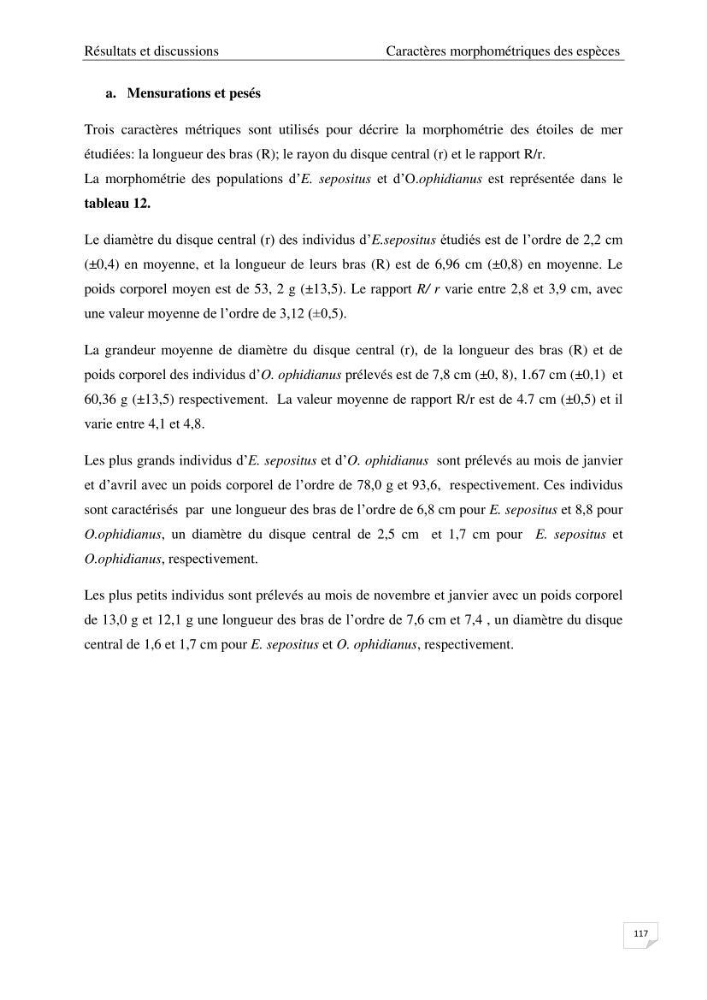 Optimisation des conditions d’extraction par micro-ondes et ultrasons des saponines et des caroténoïdes de deux Échinodermes Astéroidea de la marge algérienne (Echinaster sepositus et Ophidiaster ophidianus) et étude de leurs activités biologiques