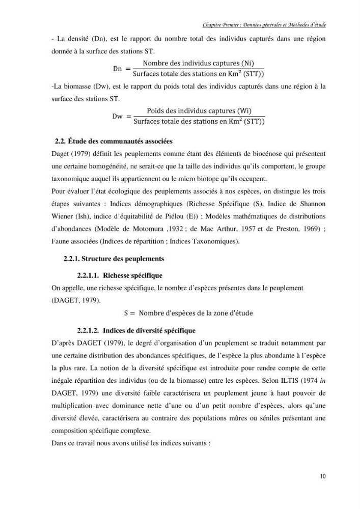 Contribution à la famille des Trachinidae (Osteichthyens, Perciformes)dans le bassin algérien
