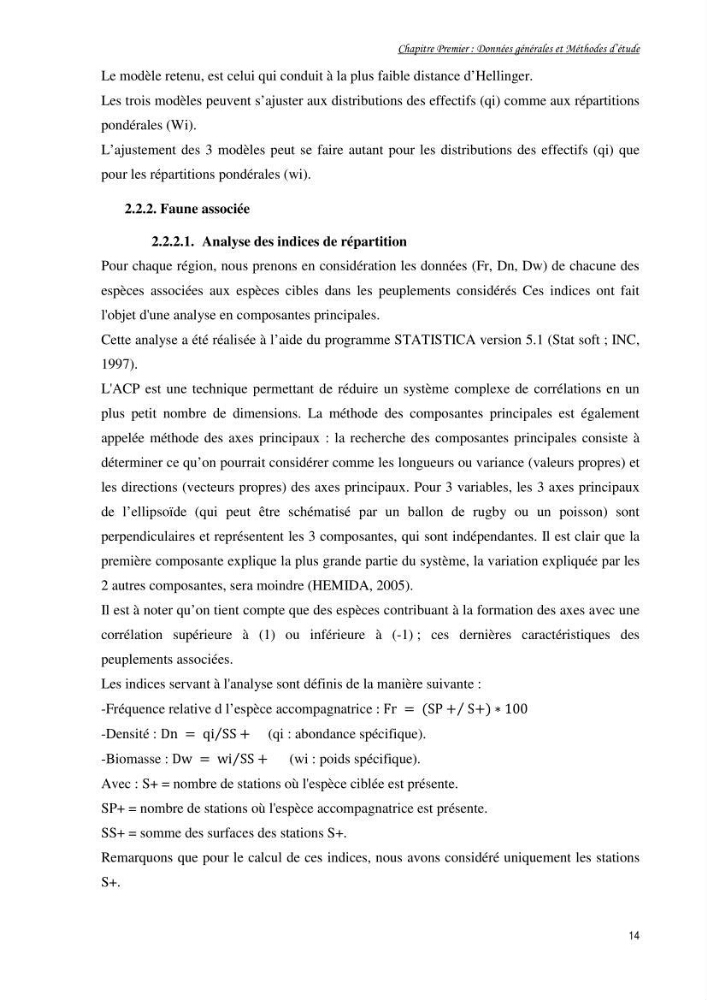 Contribution à la famille des Trachinidae (Osteichthyens, Perciformes)dans le bassin algérien