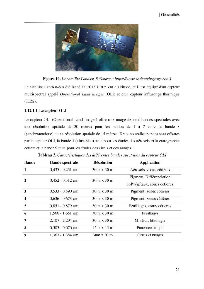 Conception des algorithmes empiriques pour l\'estimation de la chlorophylle-a et la turbidité dans la baie de Bou-Ismail: