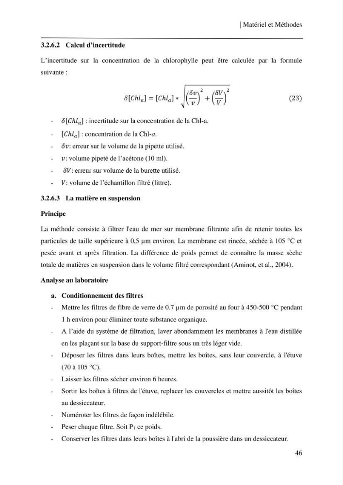 Conception des algorithmes empiriques pour l\'estimation de la chlorophylle-a et la turbidité dans la baie de Bou-Ismail: