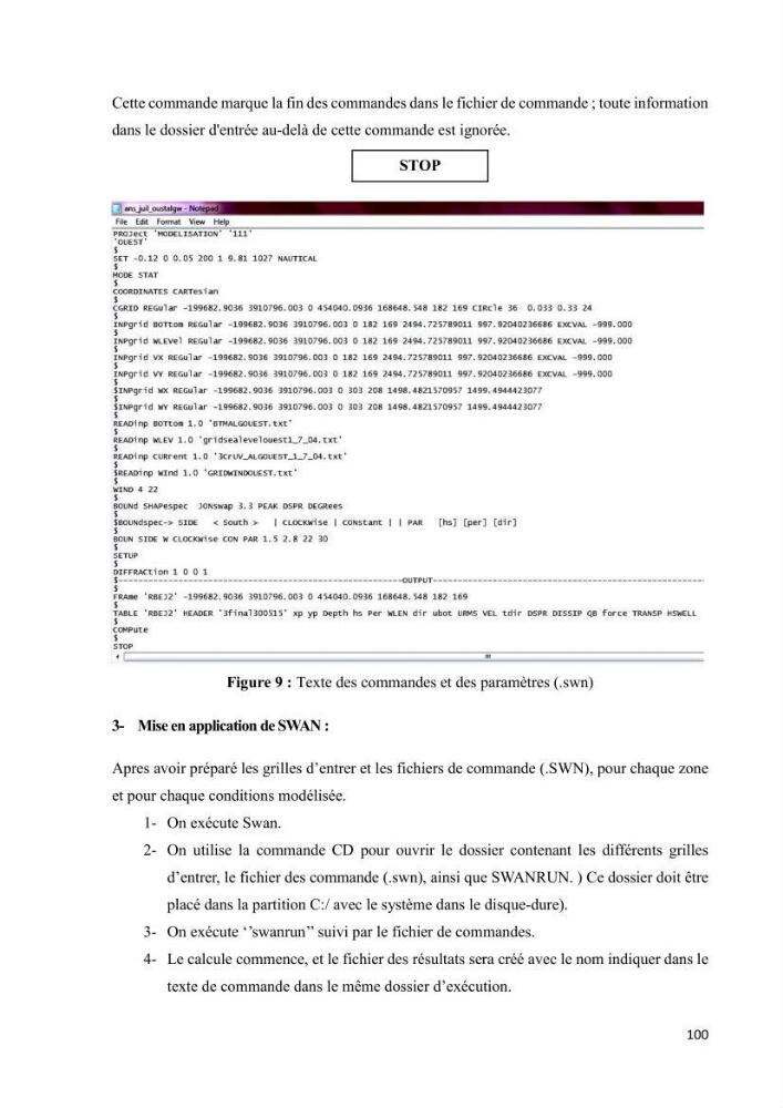 Contribution à la recherche des zones à fort potentiel d\'énergie houlomotrice à base d\'un modèle hydrodynamique